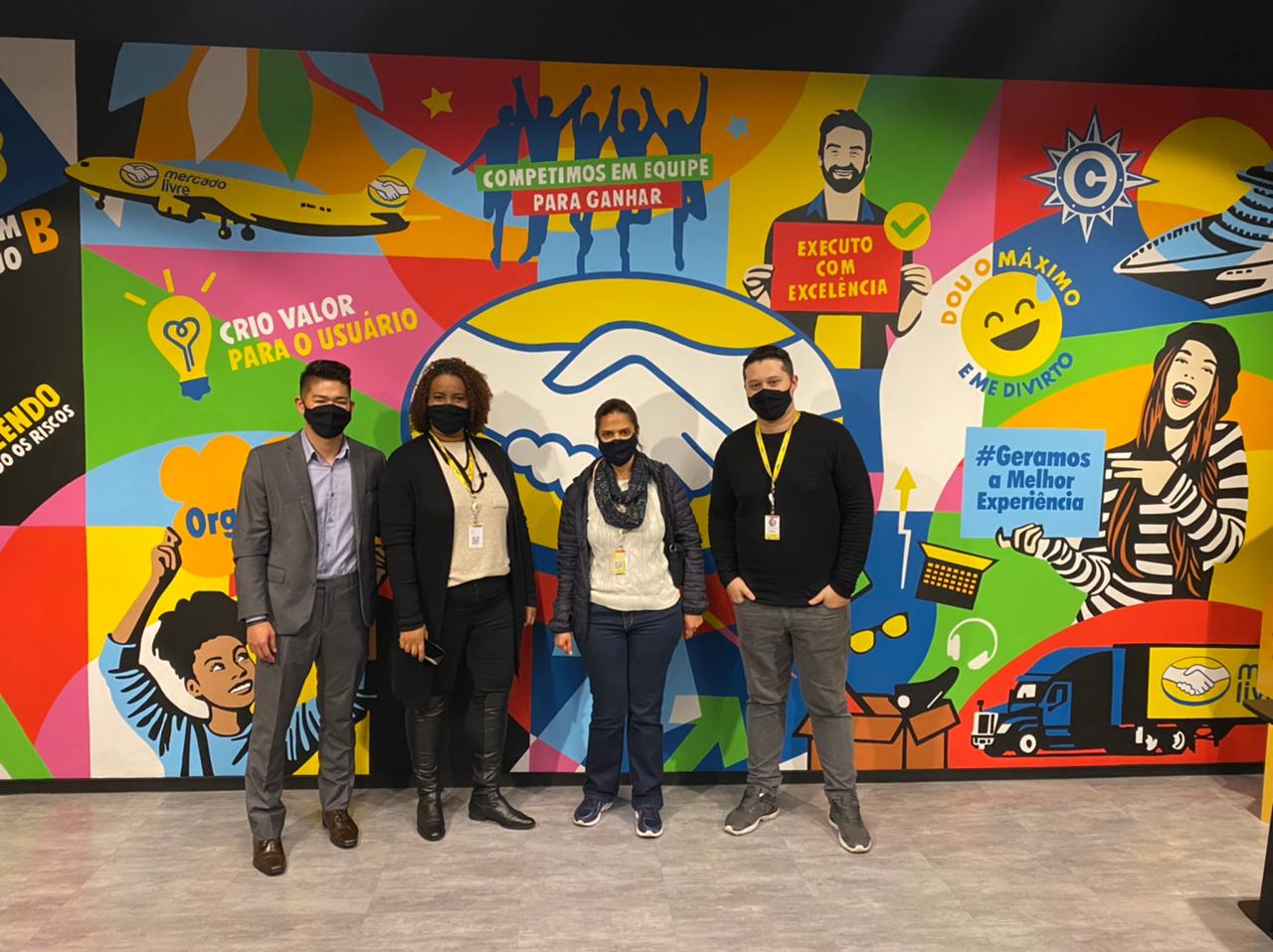 Visita do time da PMC na sede do Mercado Livre